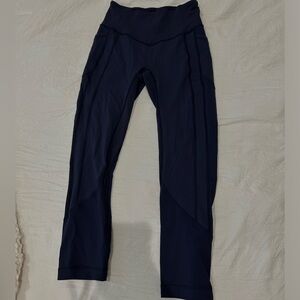 Navy cropped lululemon leggings